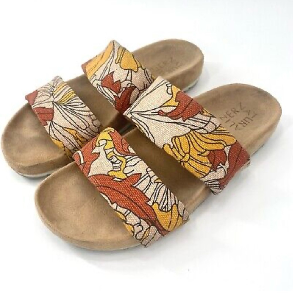 Naturalizer AMABELLA Colorful Floral Women's Sandals size 8